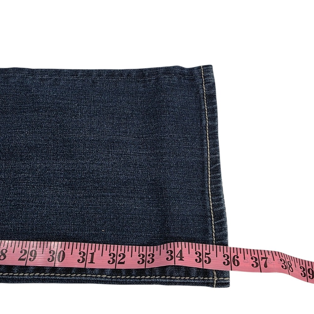 Miss Me Dark Blue Bootcut Jeans long - Picture 12 of 13